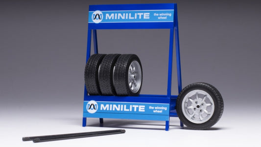 SET 4 WHEELS MINI LITE SILVER 1:18 - Ixo Model - 18SET019