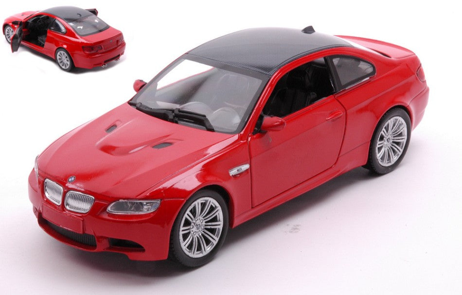 BMW M 3 COUPE' 2008 RED 1:24 - New Ray - NY71053R