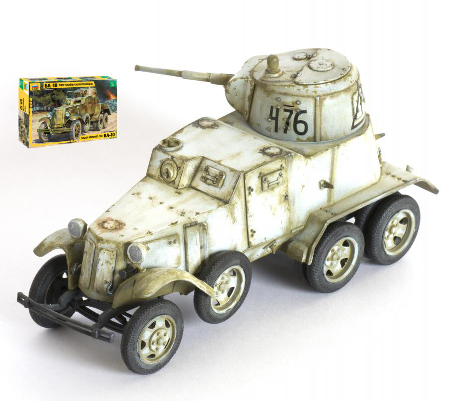 BA-10 SOVIET ARMORED CAR KIT 1:35 - Zvezda - Z3617