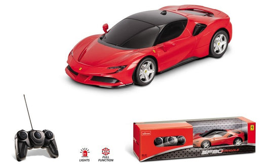 FERRARI SF90 STRADALE RED RADIOCOMANDO 1:24 - Mondo Motors - MM63660R