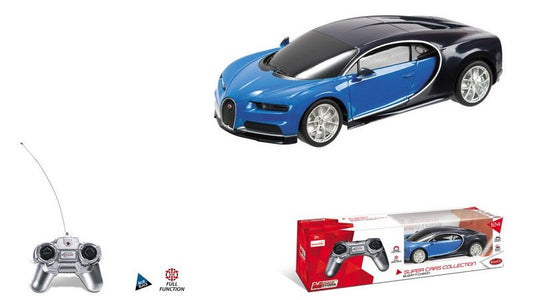 BUGATTI CHIRON BLU RADIOCOMANDO 1:24 - Mondo Motors - MM63426BL