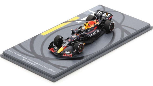 RED BULL MAX VERSTAPPEN 2022 N.1 WINNER ABU DHABI GP (W/TYRE MARKS)1:43 - Spark Model - S8553