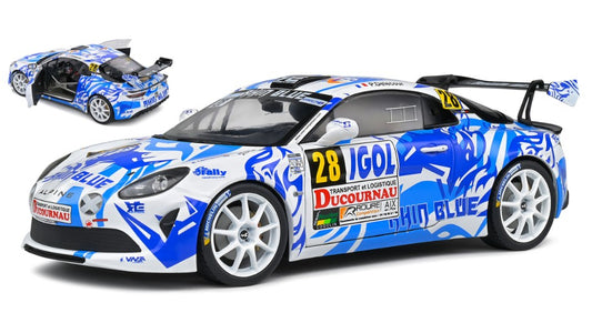ALPINE A110 N.28 RALLY DU VAR 2021 NIGHT VERSION DELEC./DE CASTELLI 1:18 - Solido - SL1801624