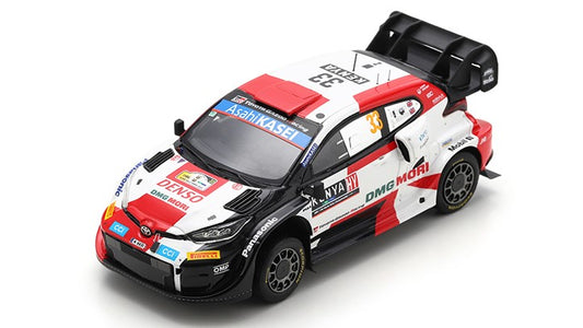 TOYOTA YARIS N.33 2nd RALLY SAFARI KENYA 2022 E.EVANS-S.MARTIN 1:43 - Spark Model - S6708