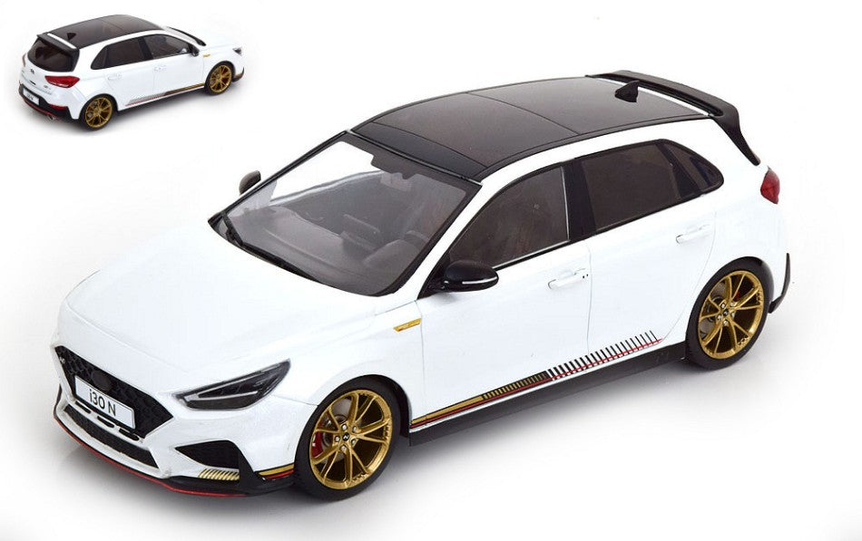 HYUNDAI i30 N 2021 MET.WHITE 1:18 - ModelCarGroup - MCG18376
