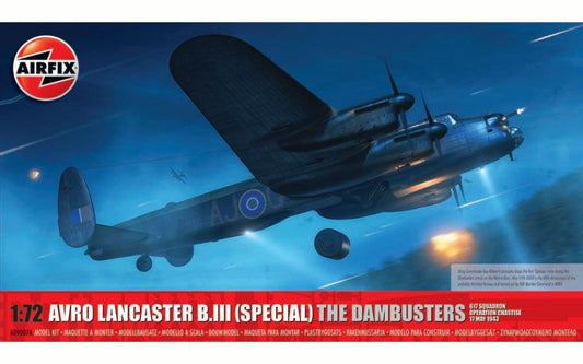 AVRO LANCASTER B.III (SPECIAL) THE DAMBUSTERS KIT 1:72 - Airfix - A09007A