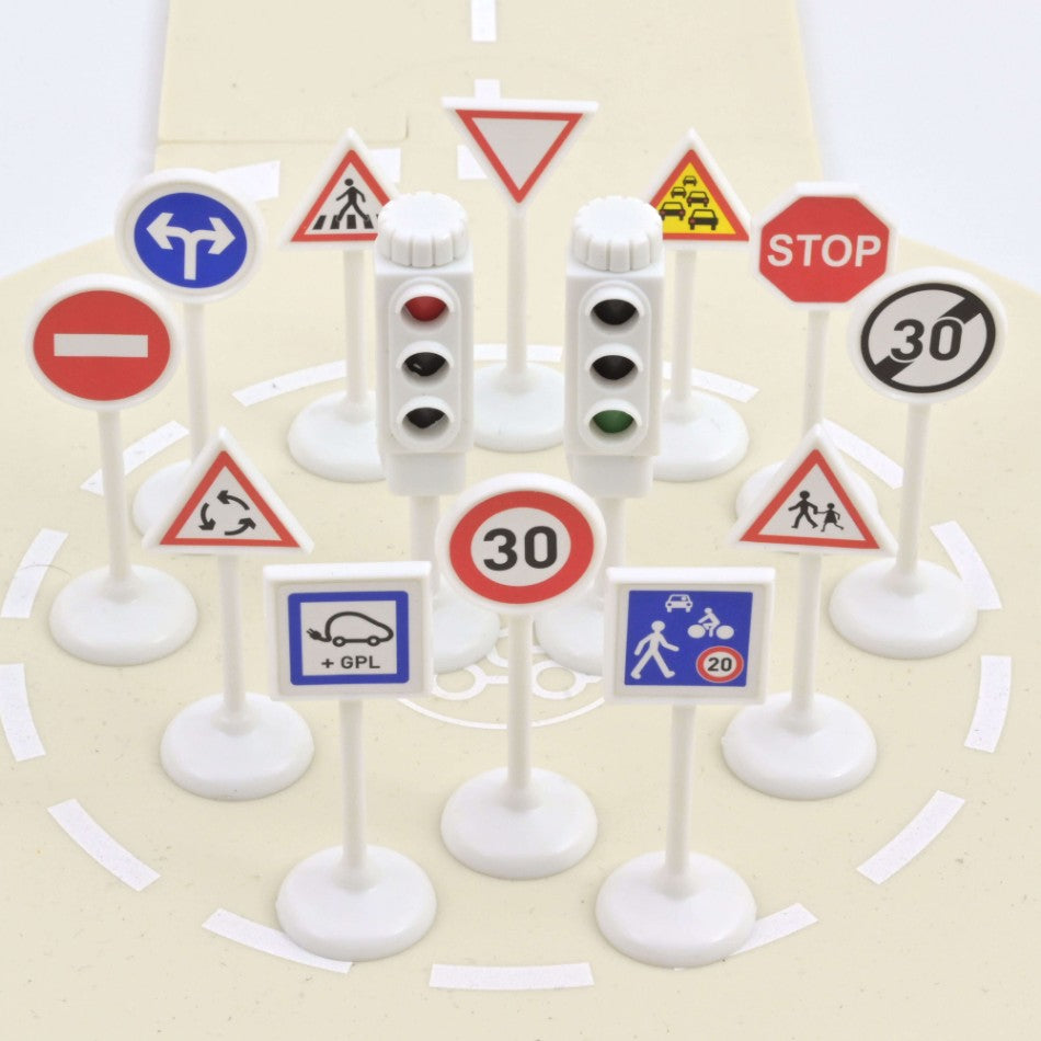 SEGNALI STRADALI TRAFFIC SIGNS 1:43 - Norev - NV318990
