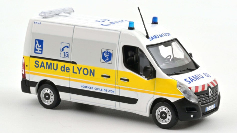 RENAULT MASTER 2014 SAMU DE LYON 1:43 - Norev - NV518790