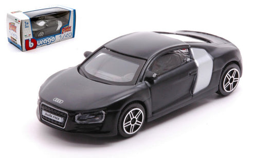 AUDI R8 2009 BLACK 1:43 - Burago - BU30158Z