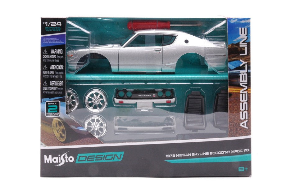 NISSAN SKYLINE 2000GT (KPGC 110) 1973  KIT 1:24 - Maisto - MI39310
