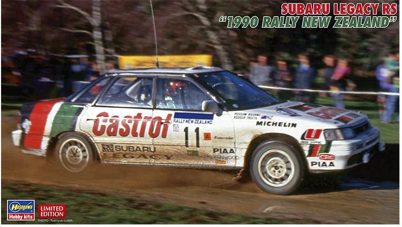 SUBARU LEGACY RS 1990 RALLY NEW ZELAND  KIT 1:24 - Hasegawa - HA20636