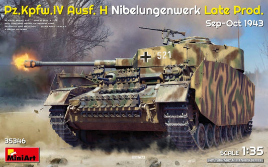 PZ.KPFW.IV AUSF. H.NIBELUNGENWERK LATE PROD. (SEP-OCT 1943) KIT 1:35 - Miniart - MIN35346