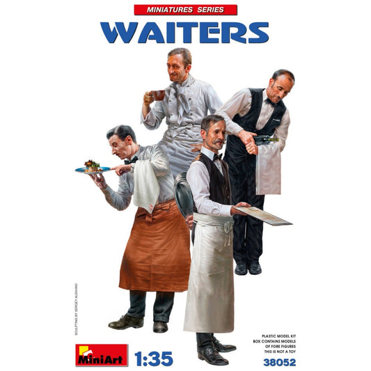 CAMERIERI (WAITERS) KIT 1:35 - Miniart - MIN38052
