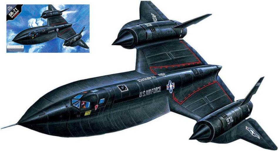 SR-71 BLACKBIRD KIT 1:72 - Academy - ACD12448