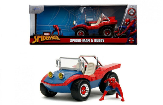 SPIDER-MAN & BUGGY 1:24 - Jada Toys - JADA253225030