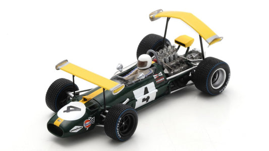 BRABHAM BT26A JACKY ICKX 1969 N.4 6th SPANISH GP 1:43 - Spark Model - S8315