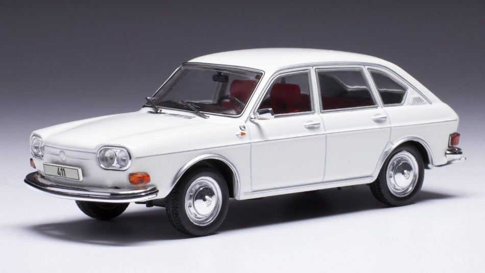 VW 411 LE 1970 WHITE 1:43 - Ixo Model - CLC522