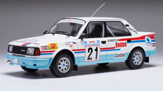 SKODA 130 LR N.21 RALLY ACROPOLIS 1986
KRECEK/MOTL 1:18 - Ixo Model - 18RMC157A
