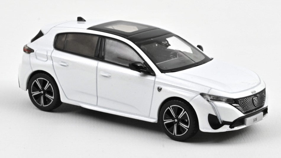 PEUGEOT 308 GT 2021 PEARL WHITE 1:43 - Norev - NV473934