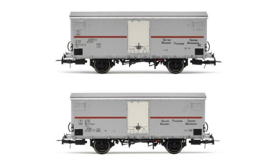FS 2-UNIT PACK REFIGERATED WAGONS EP.IV 1:87 - Rivarossi - HR6604