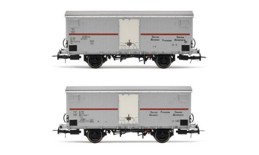 FS 2-UNIT PACK REFIGERATED WAGONS EP.IV 1:87 - Rivarossi - HR6604