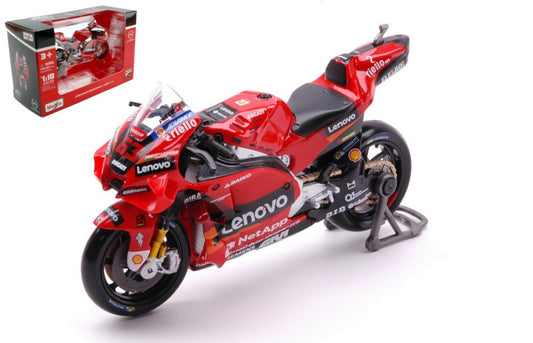 DUCATI DESMOSEDICI LENOVO 2022 N.63 FRANCESCO BAGNAIA 1:18 - Maisto - MI36391B