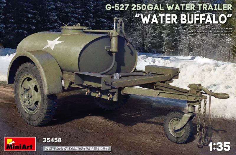 G-527 250gal WATER TRAILER "WATER BUFFALO"  KIT 1:35 - Miniart - MIN35458