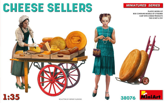 CHEESE SELLERS KIT 1:35 - Miniart - MIN38076