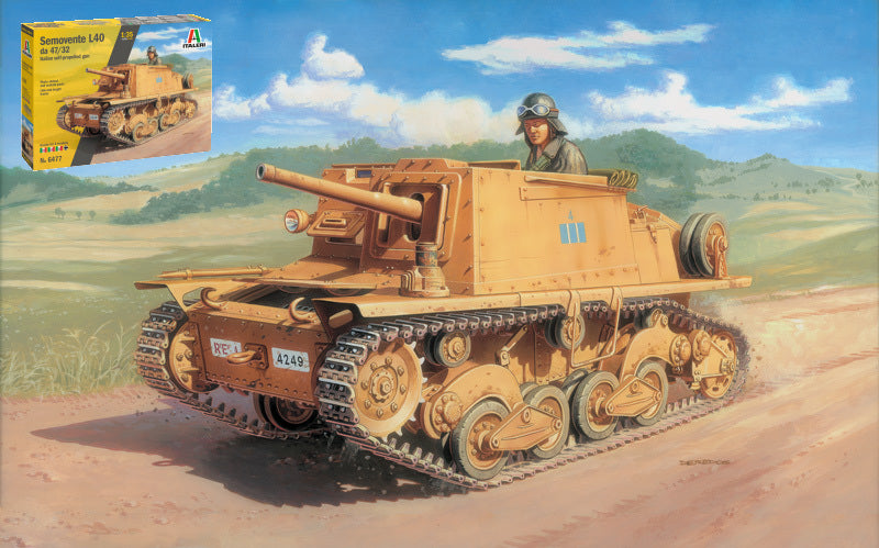 SEMOVENTE L 40 DA 47/32 KIT 1:35 - Italeri - IT6477