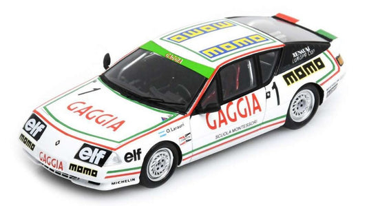 RENAULT ALPINE V6 TURBO N.1 EUROPA CUP CHAMPION 1985 OSCAR LARRAURI 1:43 - Spark Model - S7330