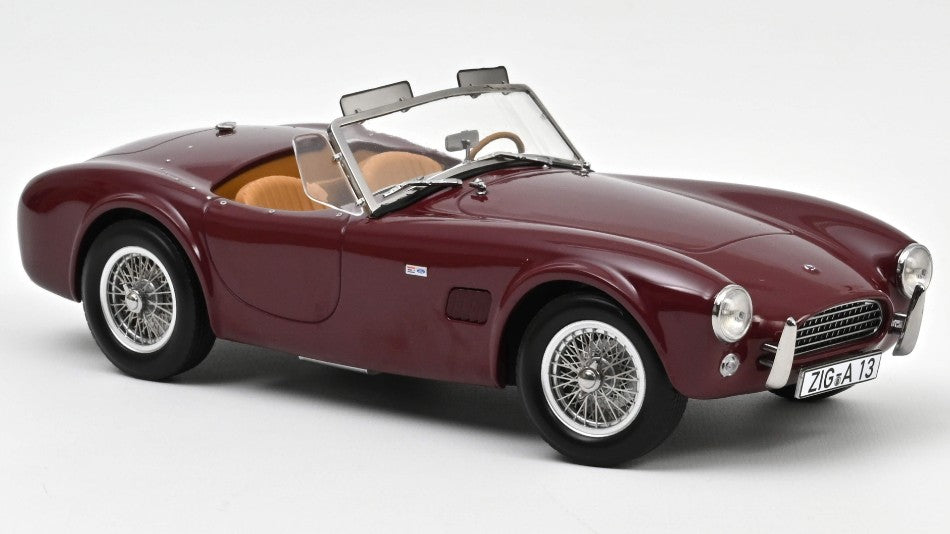 AC COBRA 289 1963 DARK RED 1:18 - Norev - NV182758
