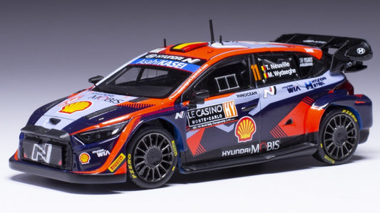 HYUNDAI i20 N N.11 WRC1 RALLY MONTE CARLO 2023
NEUVILLE/WYDAEGHE 1:43 - Ixo Model - RAM882