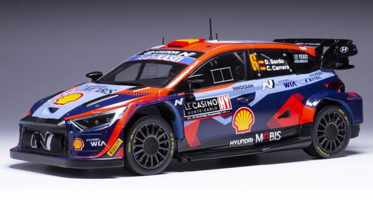 HUYNDAI i20 N N.6 WRC1 RALLY MONTE CARLO 2023 SORDO/CARRERA 1:18 - Ixo Model - 18RMC153B