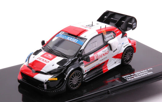 TOYOTA GR YARIS N.18 RALLY MONTE CARLO 2022 KATSUTA/JOHSTON 1:43 - Ixo Model - RAM834