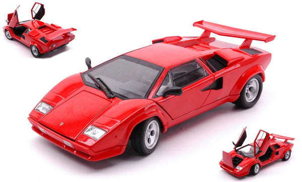 Lamborghini Countach LP5000 White Wolf of Wall St 1:24 Scale Diecast Model Car e