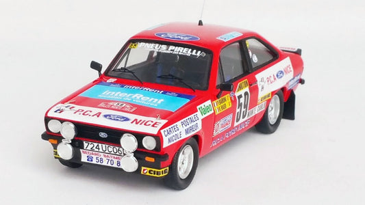 FORD ESCORT MK2 RS2000 (2nd Gr.2)RALLY MONTE CARLO 1982 BARONI/BAUD 1:43 - Trofeu - TFRRFR65
