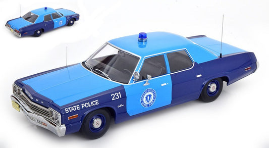 DODGE MONACO MASSACHUSETTS STATE POLICE 1974  1:18 - KK Scale - KKDC181154
