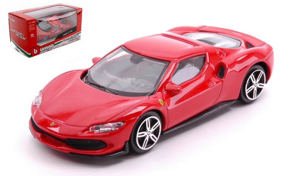 FERRARI 296 GTB RED 1:43 - Burago - BU36055R