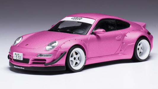 PORSCHE RWB 997 PINK 1:43 - Ixo Model - MOC338