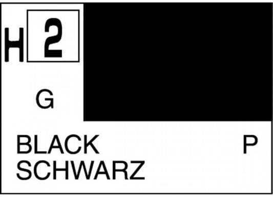 BLACK GLOSS ml 10 Pz.6 - Gunze - GU0002