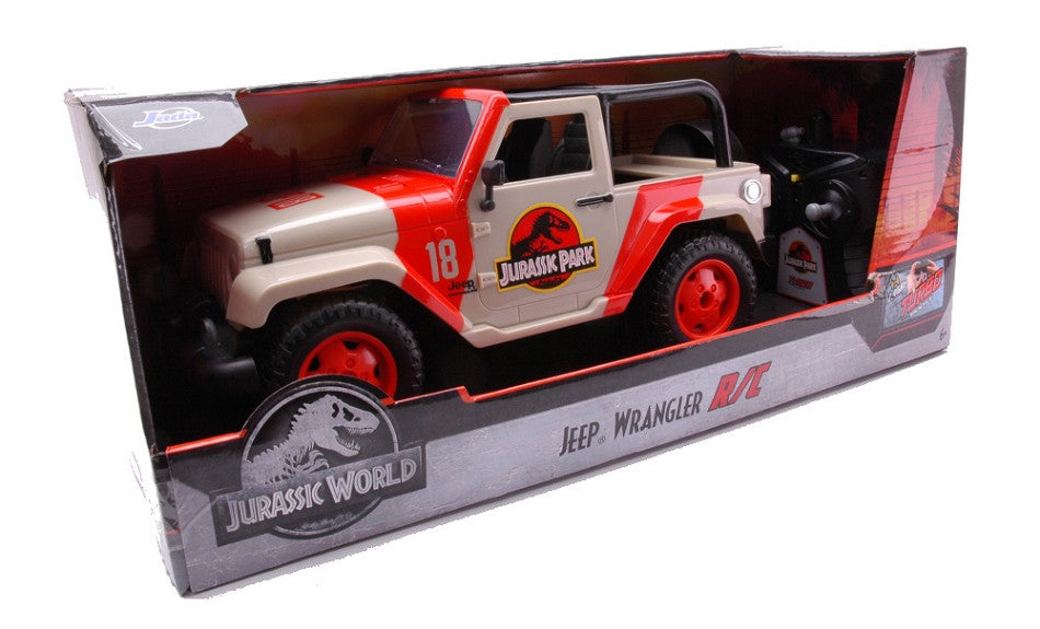 JURASSIC WORLD JEEP RADIOCONTROL 1:16 - Jada Toys - JADA253256000