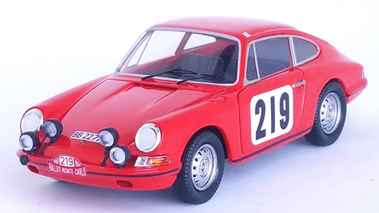 PORSCHE 911T RALLY MONTE CARLO 1968 WALDEGAARD/HELMER 1:43 - Trofeu - TFDSN139
