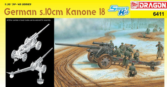 GERMAN S 10 cm KANONE KIT 1:35 - Dragon - D6411