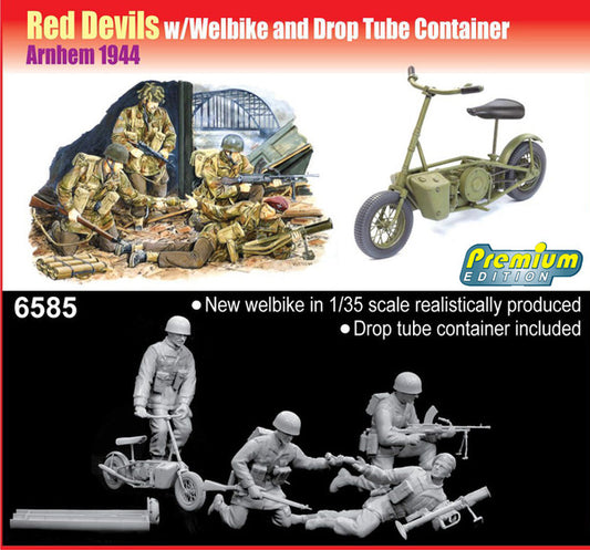 RED DEVILS W/WELBIKE KIT 1:35 - Dragon - D6585