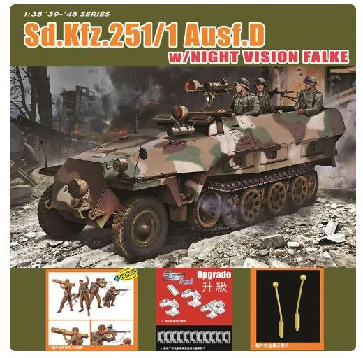 Sd.Kfz.251/1 Ausf.D W/NIGHT CISION FALKE KIT 1:35 - Dragon - D6984