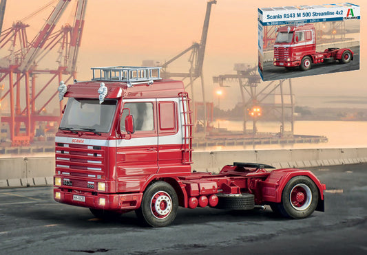 SCANIA R 143 M 500 STREAMLINE 4x2 KIT 1:24 - Italeri - IT3950