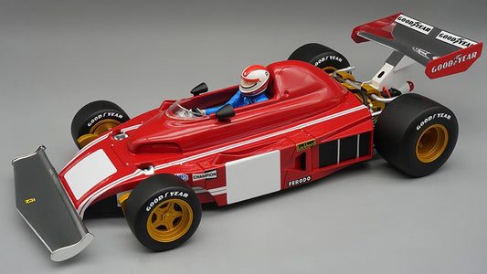 FERRARI 312 B3 TEST MONZA 1974 C.REGAZZONI W/DRIVER 1:18 - Tecnomodel - TMD18313C