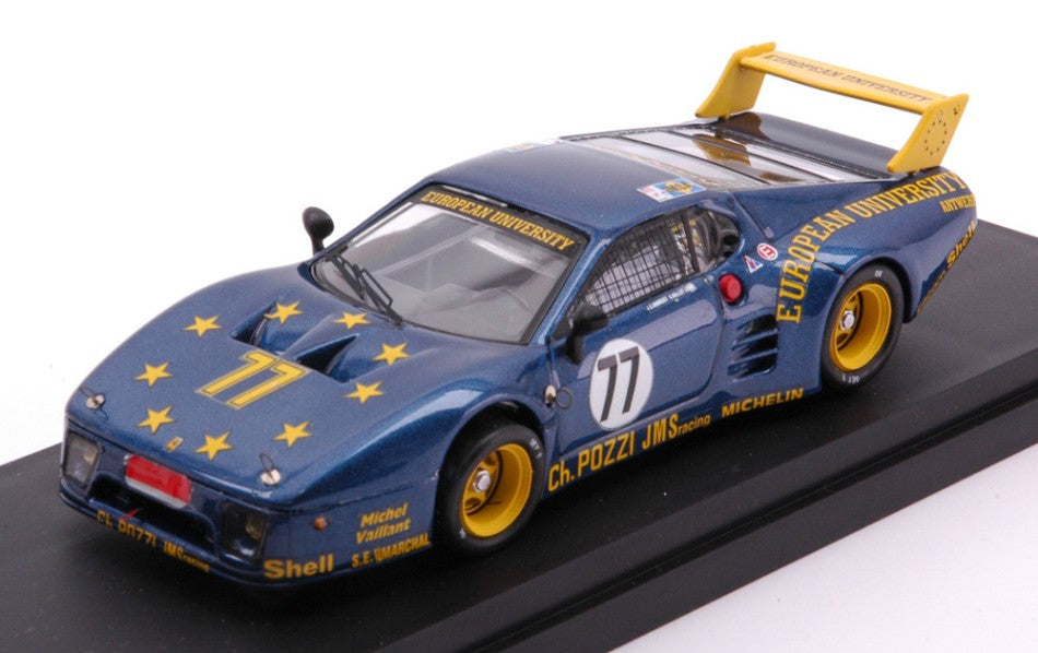 FERRARI 512 BB N.77 DNF LM 1980 J.C.ANDRUET-C.BALLOT LENA 1:43 - Best Model - BT9339