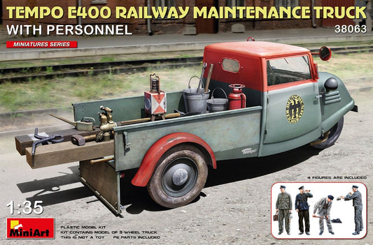 TEMPO E400 RAILWAY MAINTENANCE KIT 1:35 - Miniart - MIN38063