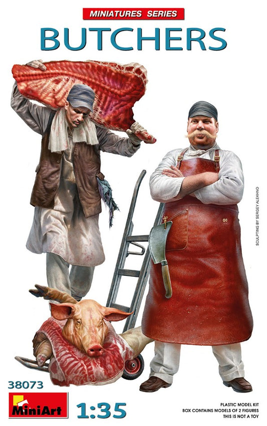 BUTCHERS (MACELLAI) KIT 1:35 - Miniart - MIN38073